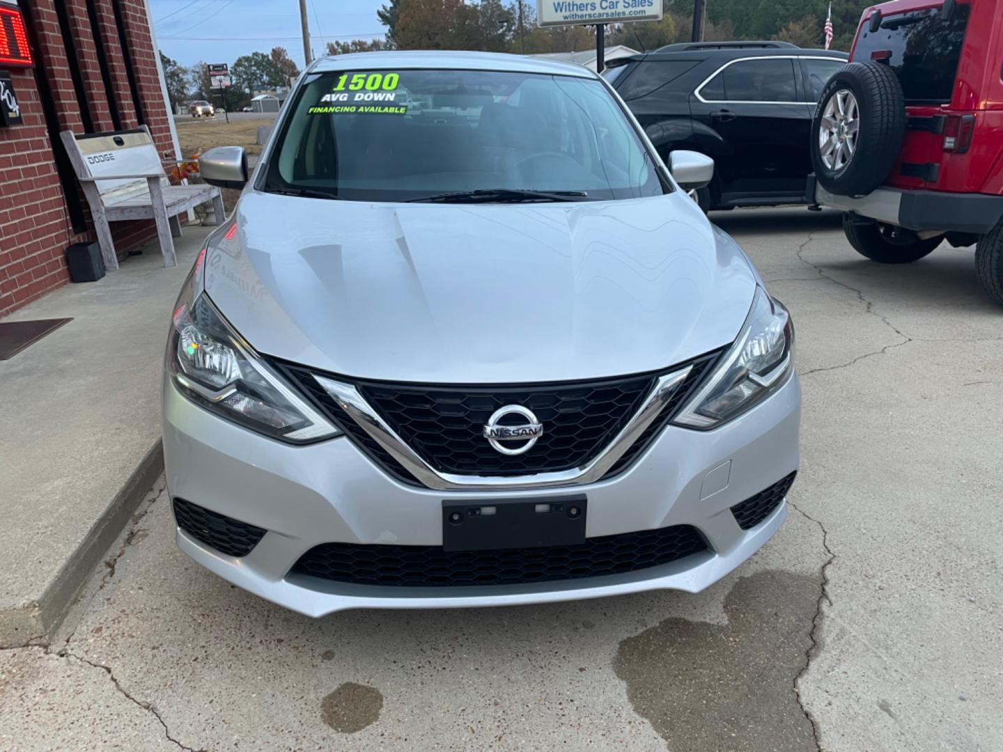 2017 Silver /Gray Nissan Sentra S 6MT (3N1AB7APXHY) with an 1.8L L4 SFI DOHC 16V engine, 6M transmission, located at 204 Hwy. 16 East, Carthage, MS, 39051, (601) 267-7277, 0.000000, 0.000000 - Photo#2